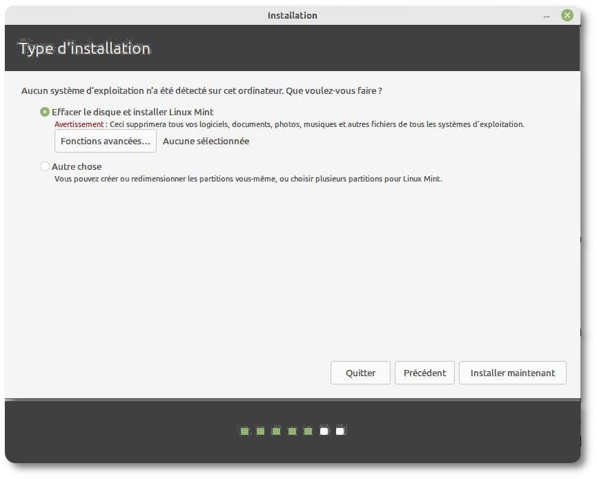 Effacement du disque dur